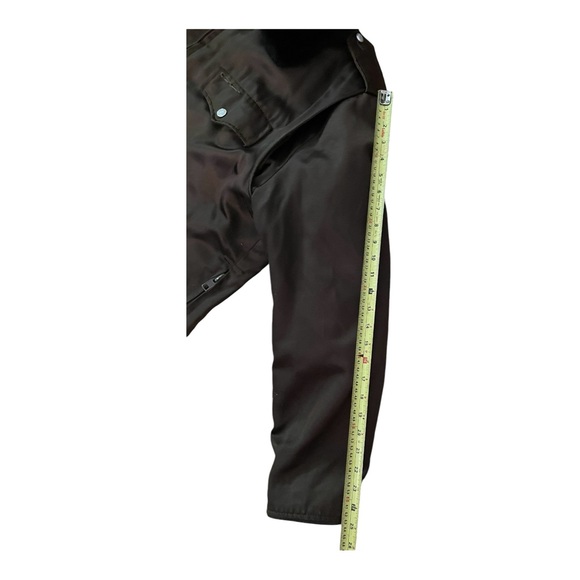 Vintage Protector Montreal Security Winter  Bomber Jacket Sz 46 Long Brown - Picture 15 of 16